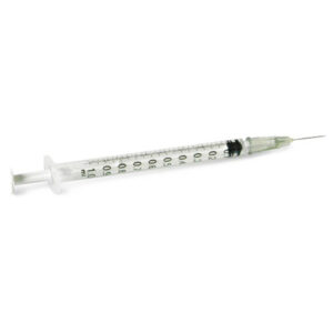 Σύριγγα 1ml Με Βελόνα Luer Slip Ινσουλίνης Συσκ: 100 τμχ.